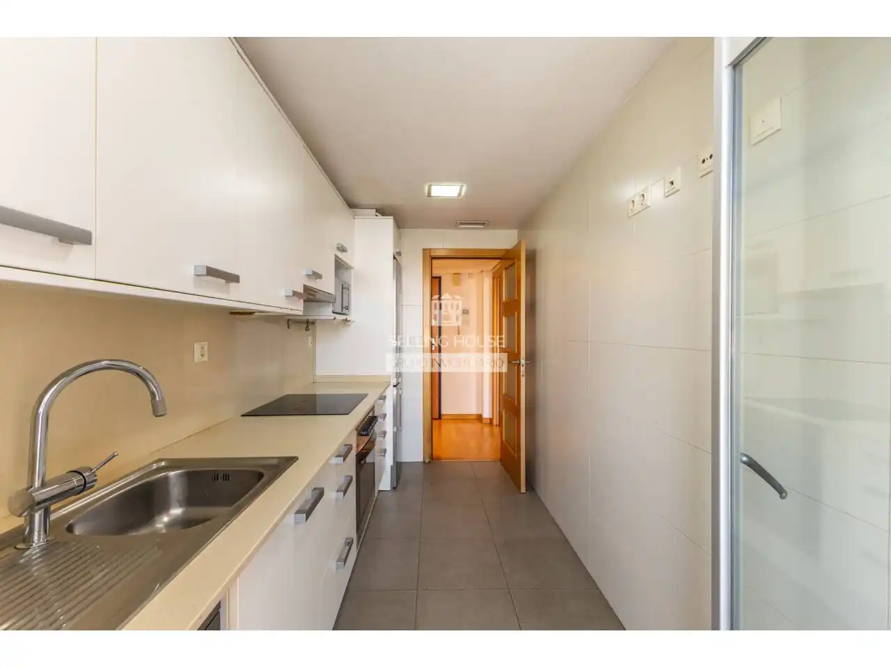 Küche von Wohnung zum Verkauf in Valencia mit Klimaanlage, Heizung und Parkett