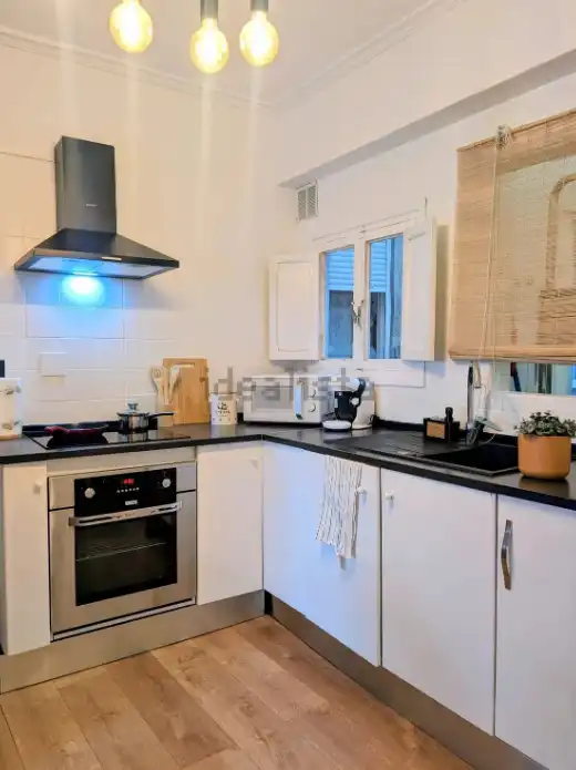 Kitchen of Flat for rent in Sagunto / Sagunt  with Air Conditioner, Terrace and Furnished
