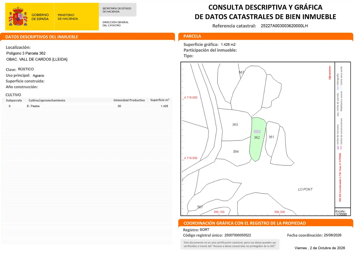 Terreny rústic en venda a Vall de Cardós, imagen 13