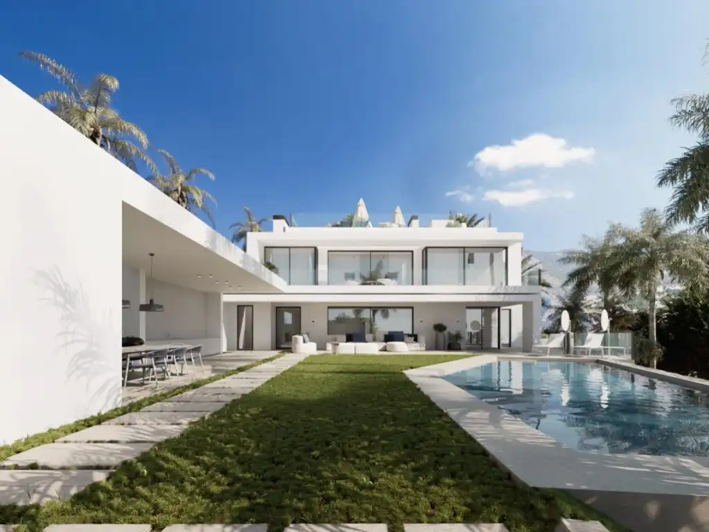 Vista exterior de Casa o chalet en venta en Marbella