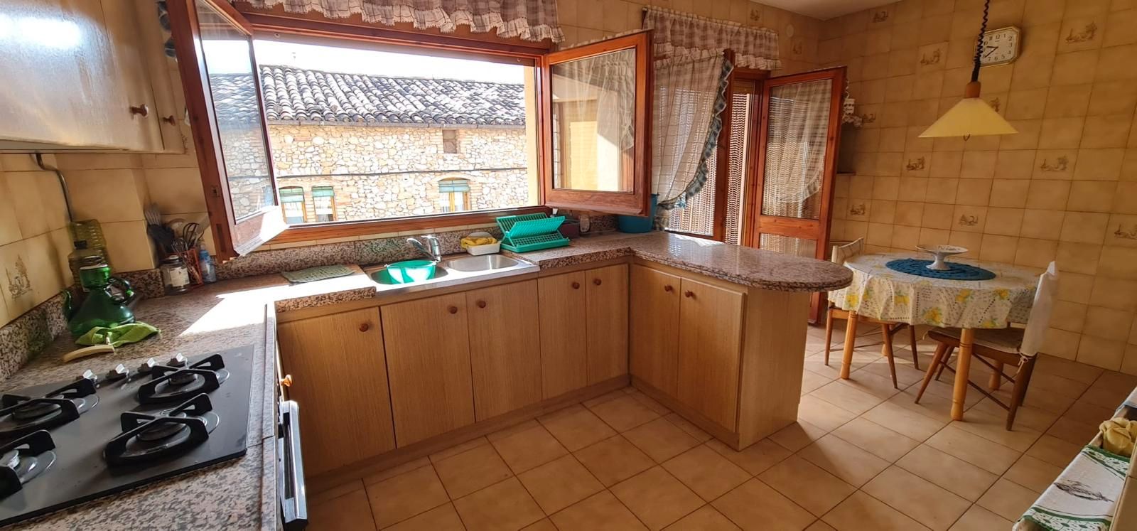 Kitchen of Single-family semi-detached for sale in Sant Llorenç de Morunys  with Heating, Terrace and Furnished