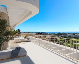 Terrace of Flat for sale in Estepona  with Air Conditioner, Heating and Private garden