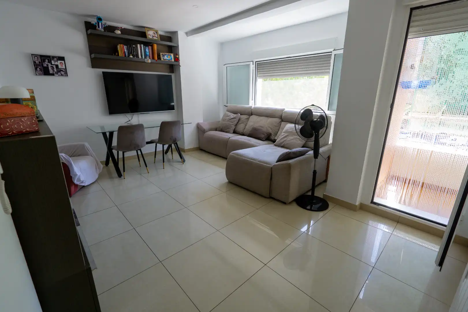 Living room of Flat for sale in Ibi  with Furnished and Balcony