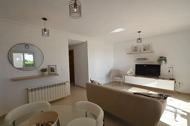 Sala de estar de Apartamento en venta en Murcia con Terraza