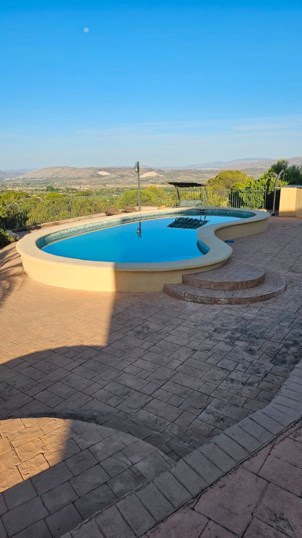 Swimming pool of House or chalet for sale in Biar  with Private garden, Swimming Pool and Furnished