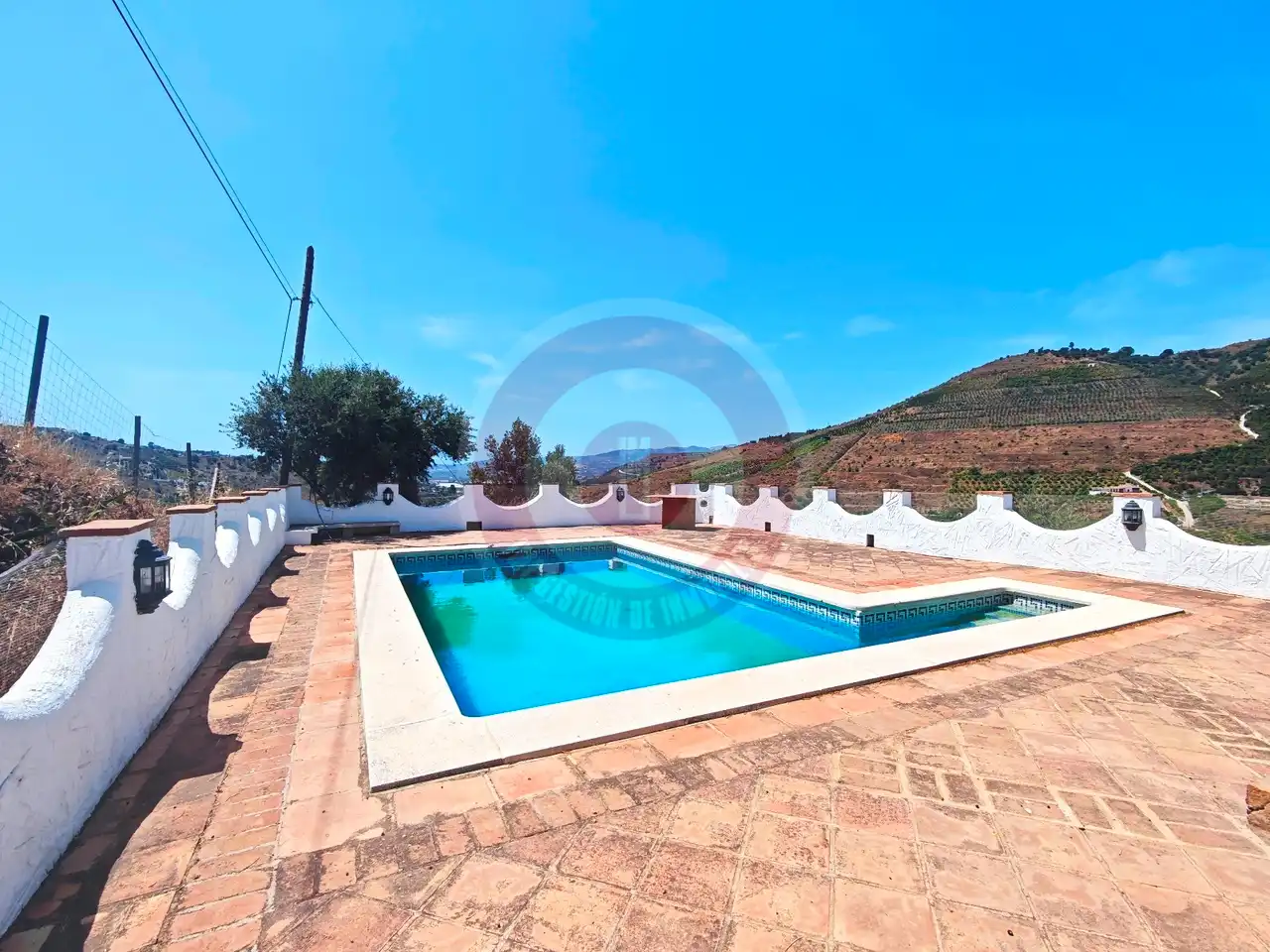 Swimming pool of Houses for sale in Viñuela  with Private garden, Terrace and Swimming Pool