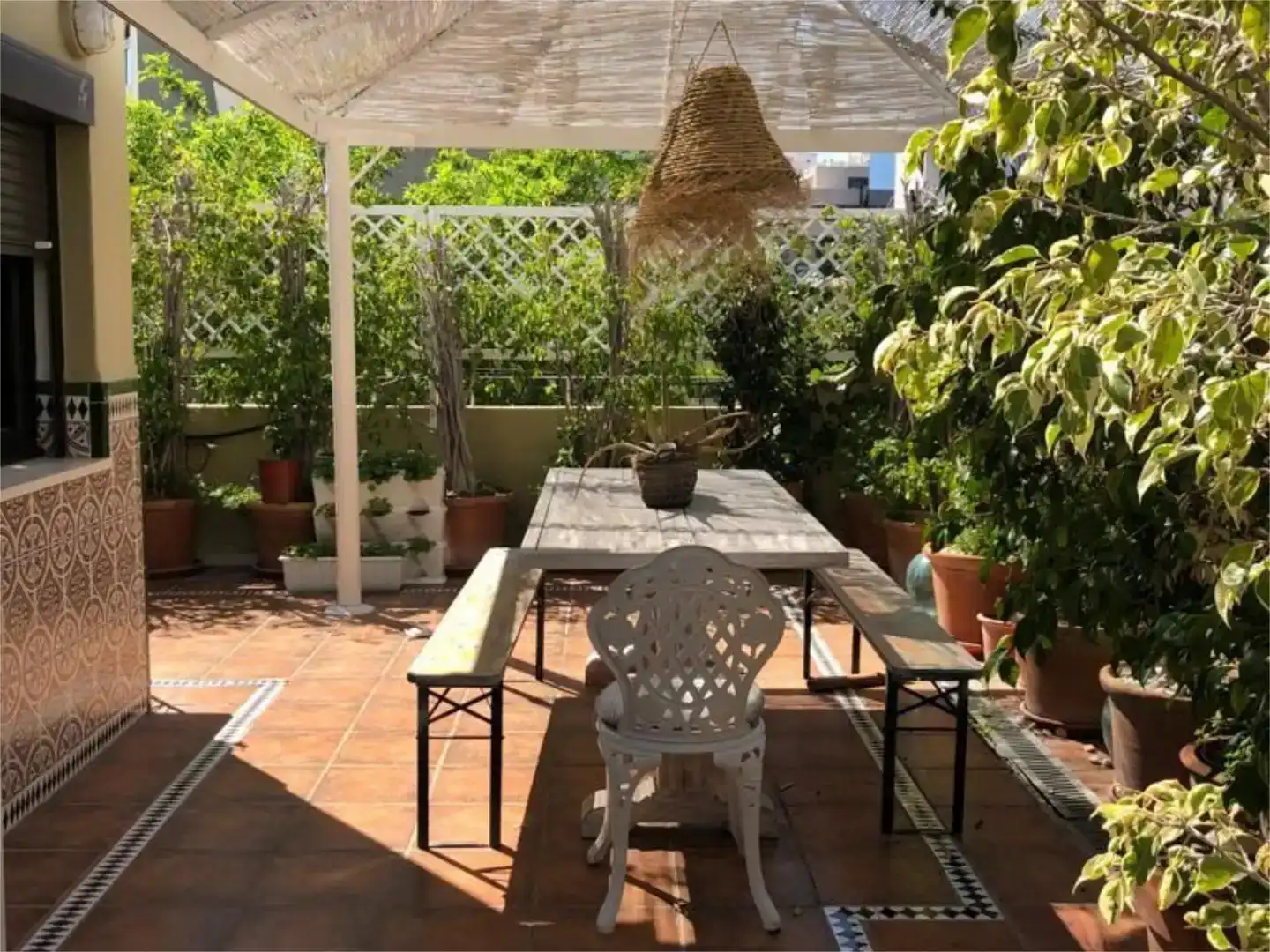 Terrasse von Wohnung zur Miete in Marbella Centro