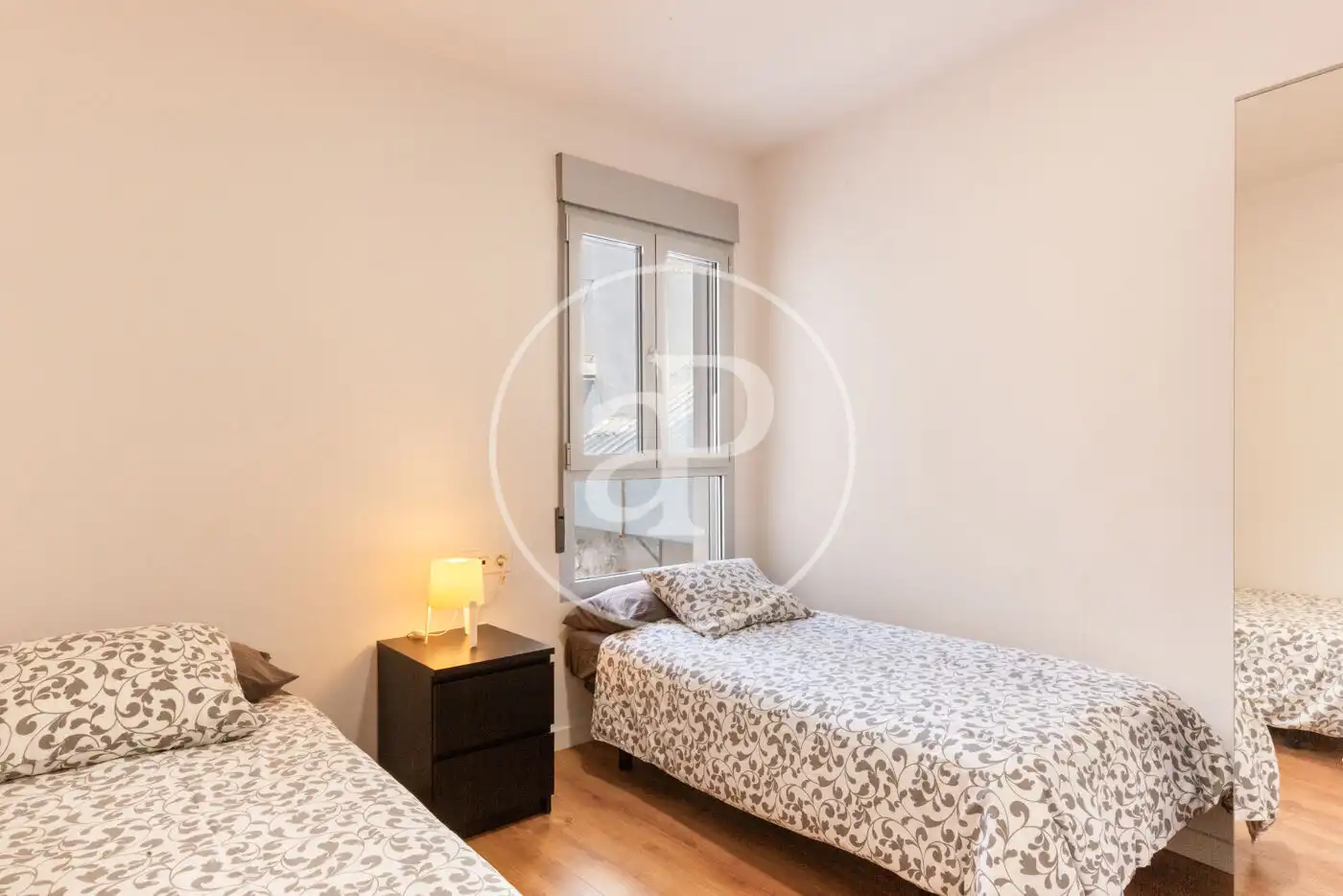 Bedroom of Flat for rent in Valencia  with Air Conditioner, Heating and Furnished