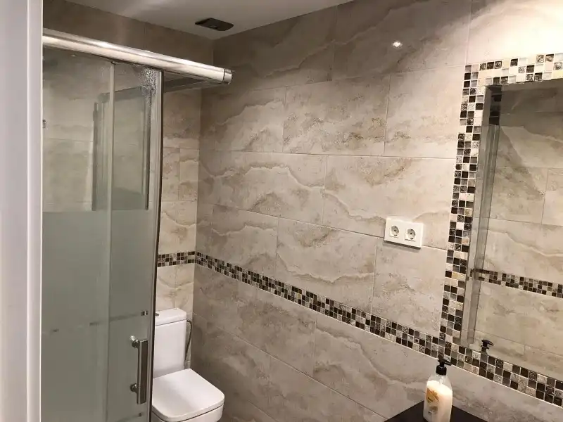 Bathroom of Flat for sale in Gandia  with Parquet flooring, Terrace and Furnished