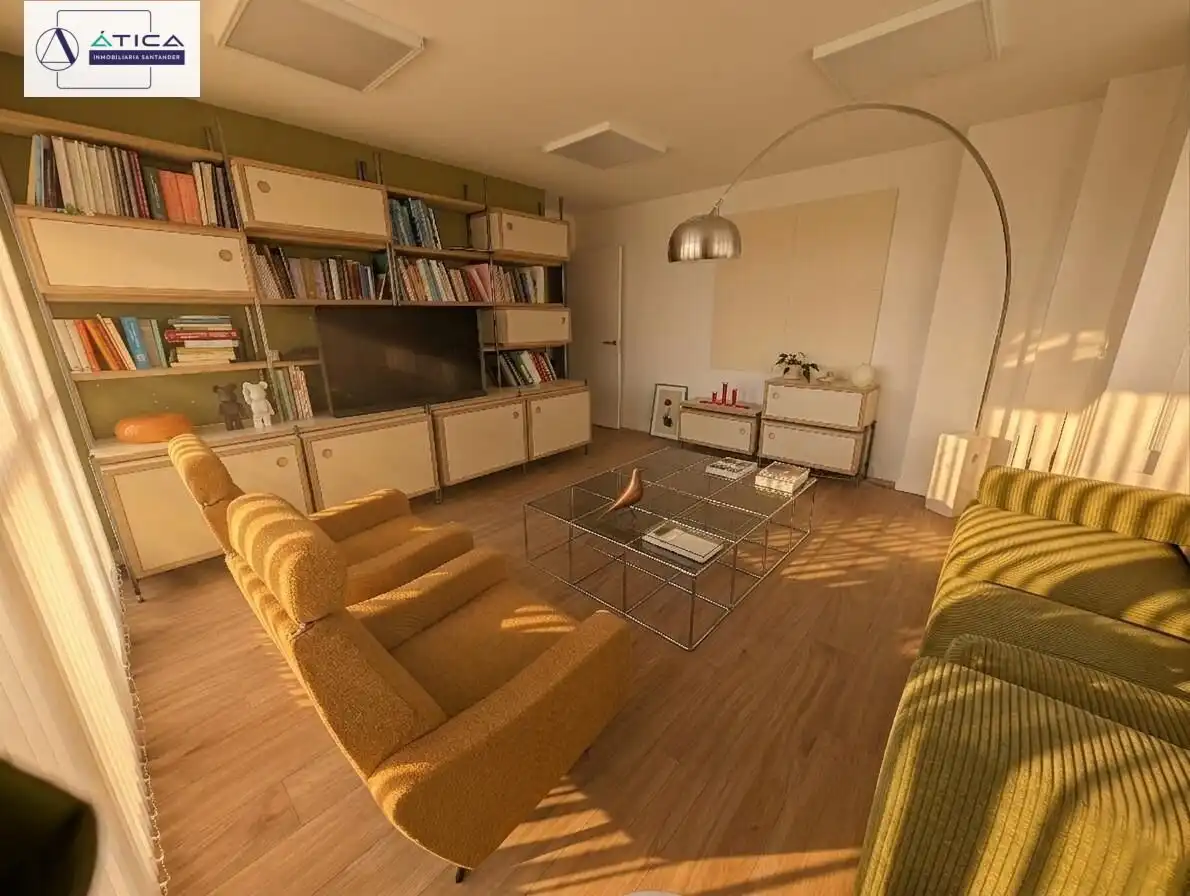Sala de estar de Piso en venta en Santa Cruz de Bezana con Terraza y Trastero