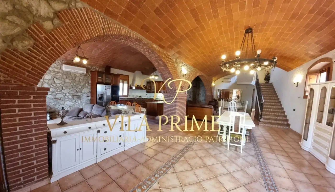 Küche von Country house zum Verkauf in Mataró mit Klimaanlage, Heizung und Privatgarten