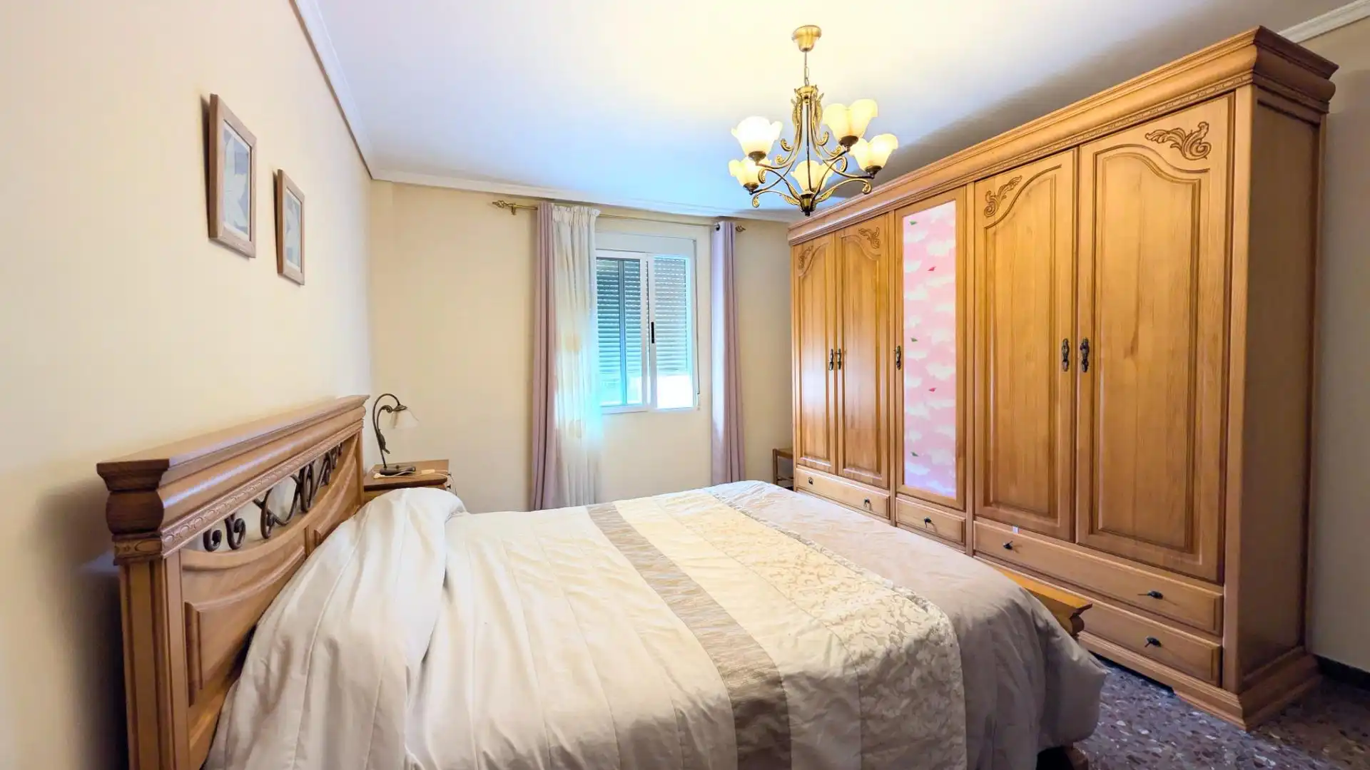 Bedroom of Flat for sale in Elche / Elx  with Air Conditioner and Balcony