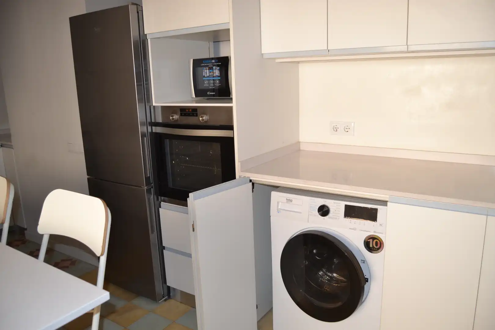 Kitchen of Flat for rent in Sant Cugat del Vallès  with Air Conditioner, Furnished and Oven