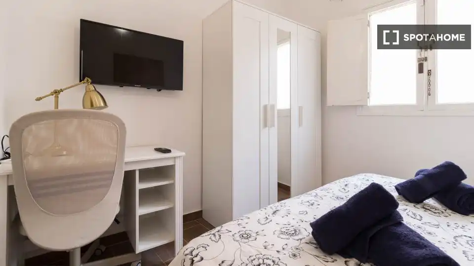 Habitación de Piso para compartir en Las Palmas de Gran Canaria con Aire acondicionado, Terraza y Amueblado