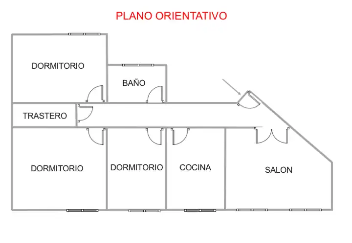 Piso en venta en Calle Balbín, Ceares