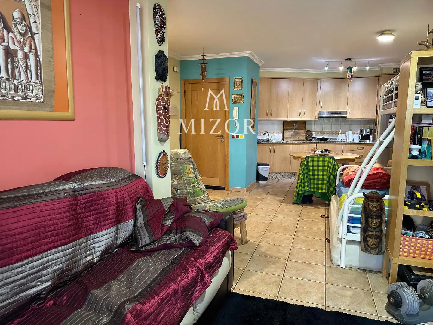 Cocina de Apartamento en venta en Granadilla de Abona con Terraza, Trastero y Piscina