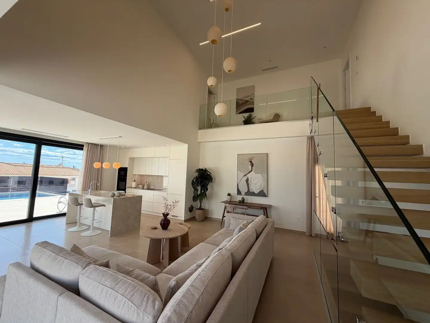 Sala de estar de Casa o chalet en venta en Rojales con Aire acondicionado, Trastero y Piscina