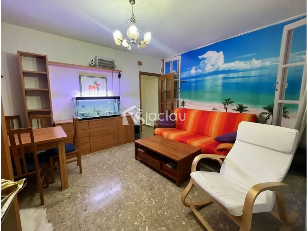 Sala de estar de Casa o chalet en venta en Olesa de Montserrat con Jardín privado