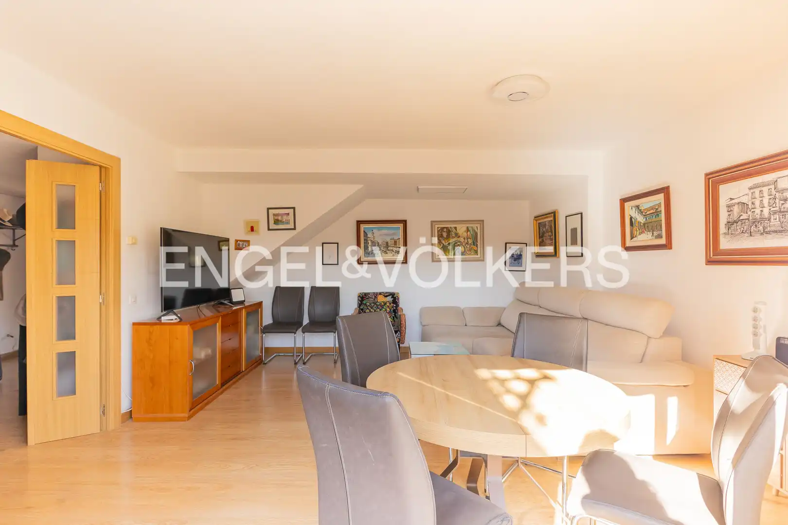 Sala d'estar de Àtic en venda en  Madrid Capital amb Aire condicionat, Calefacció i Parquet