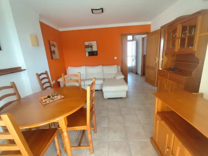 Sala d'estar de Apartament en venda en Cullera amb Aire condicionat, Terrassa i Moblat
