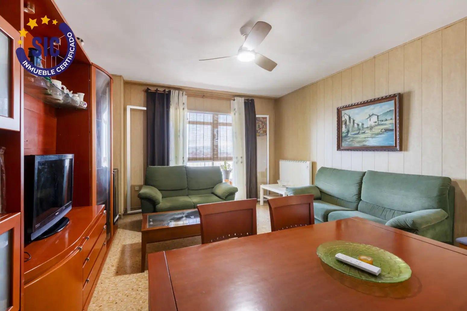 Sala de estar de Piso en venta en Sueca con Jardín privado, Terraza y Balcón