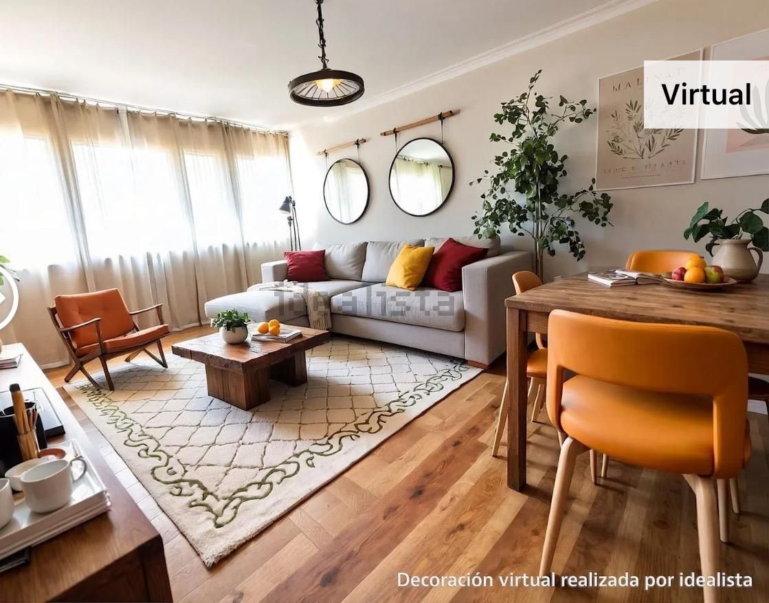 Sala d'estar de Pis en venda en Málaga Capital amb Aire condicionat i Calefacció