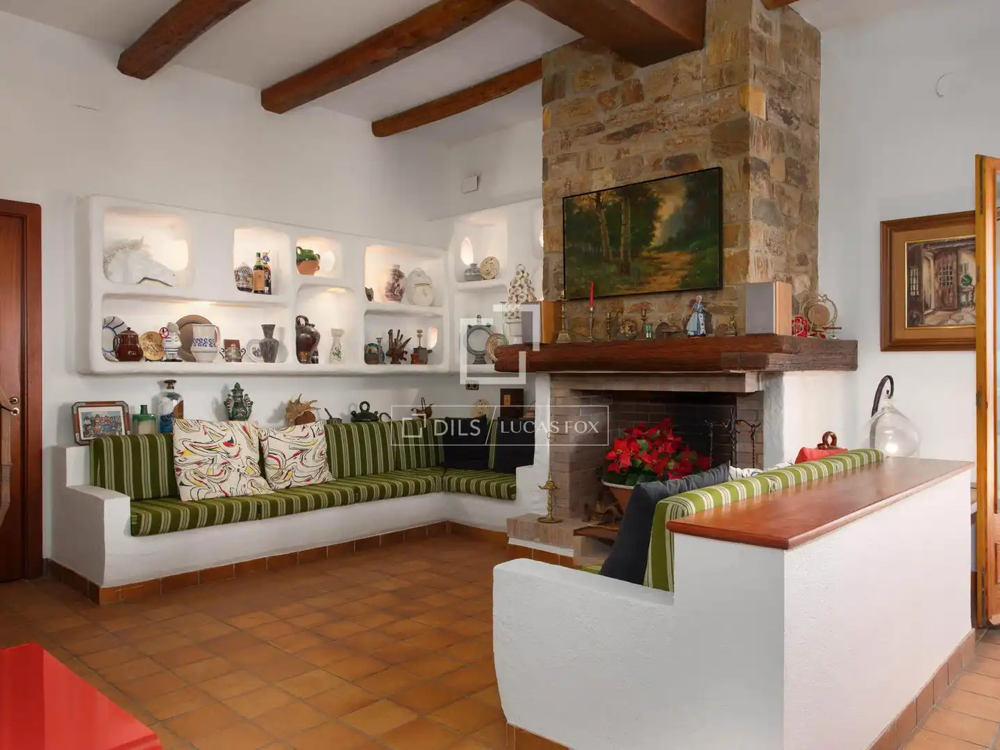 Sala d'estar de Casa o xalet en venda en Roses amb Aire condicionat, Calefacció i Jardí privat