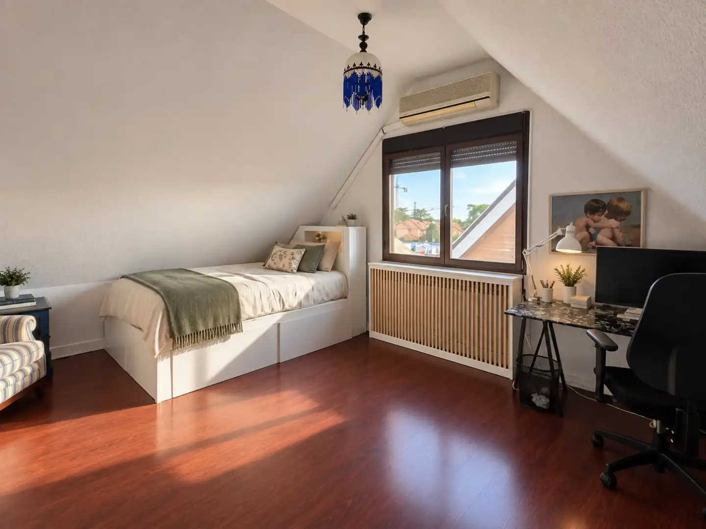 Bedroom of Houses for sale in Algete  with Air Conditioner