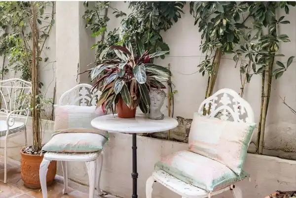 Terrasse von Erdgeschoss zum Verkauf in Barcelona mit Klimaanlage, Heizung und Parkett