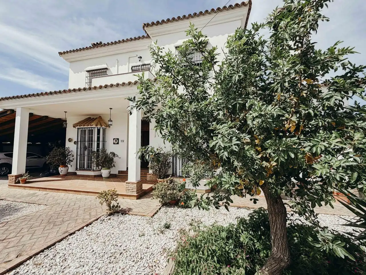 Vista exterior de Casa o chalet en venta en Arcos de la Frontera con Aire acondicionado, Jardín privado y Terraza