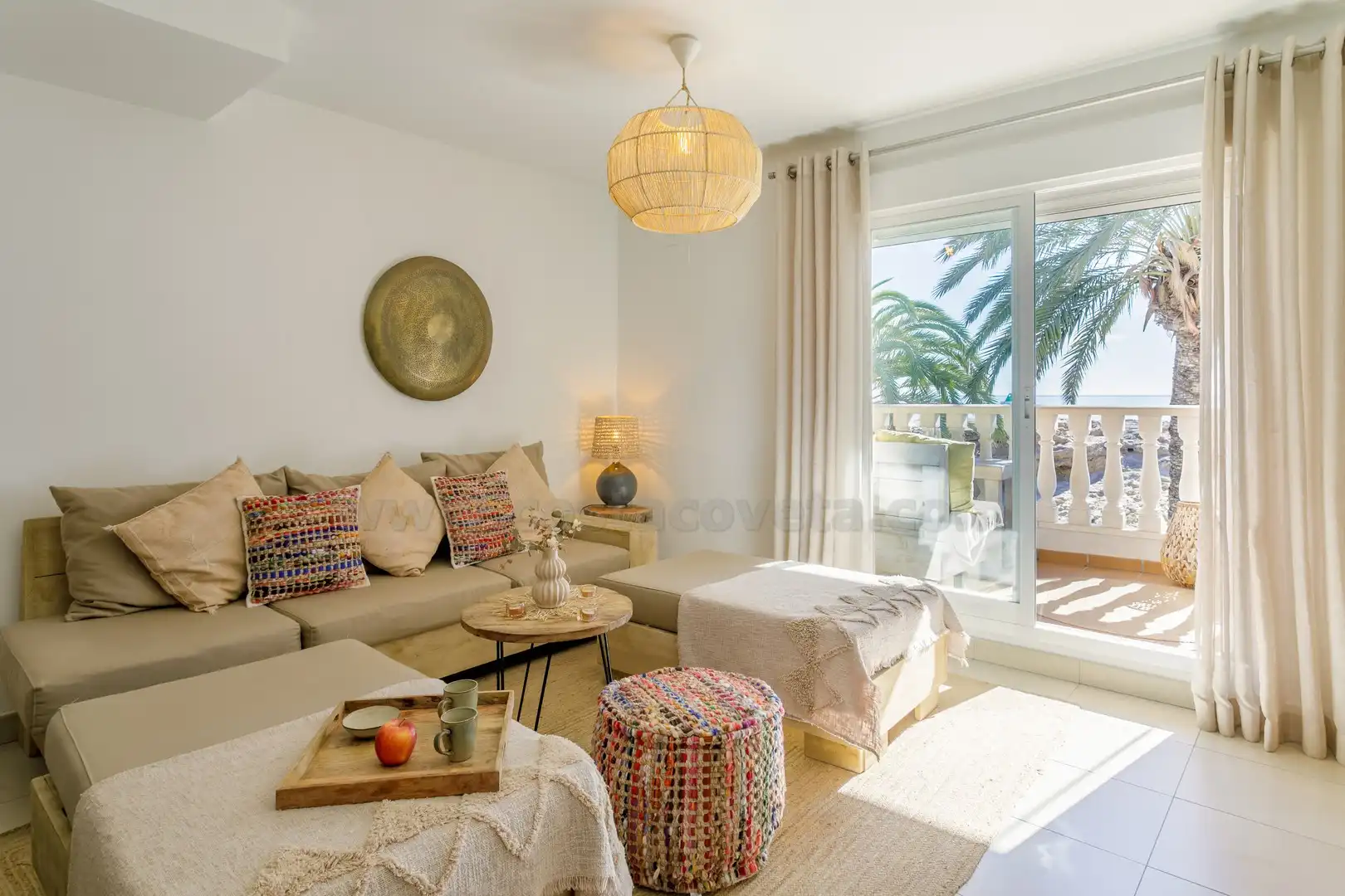 Living room of Apartments for sale in El Campello  with Air Conditioner, Terrace and Furnished