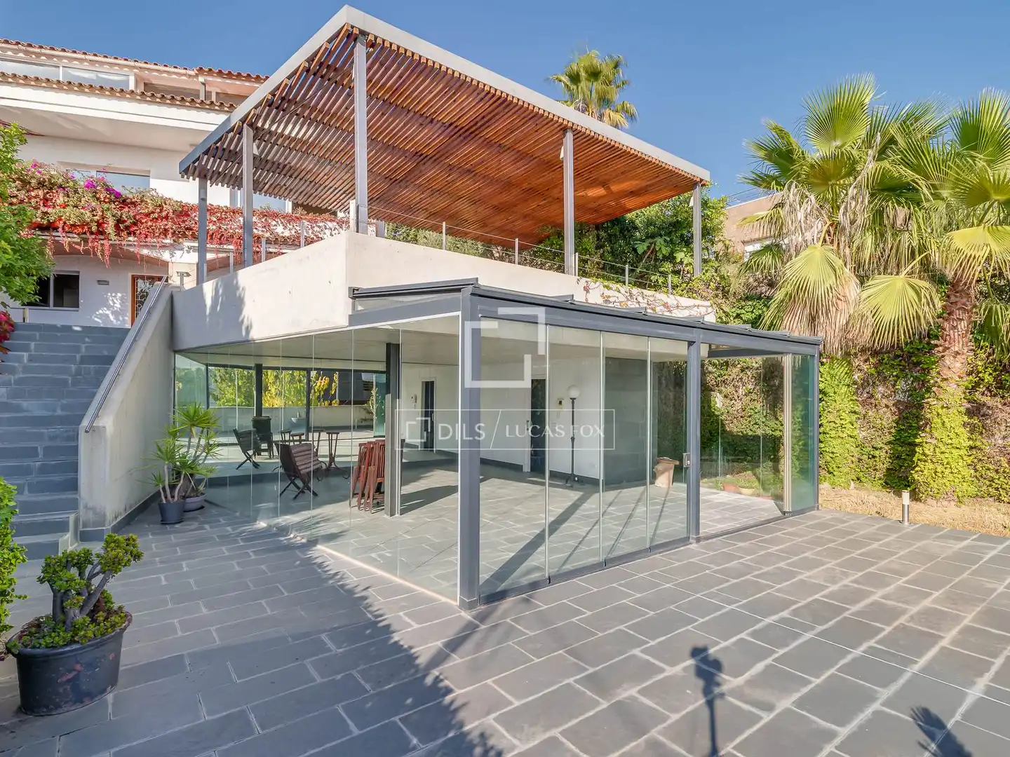 Terraza de Casa o chalet de alquiler en Sant Just Desvern con Aire acondicionado, Calefacción y Jardín privado