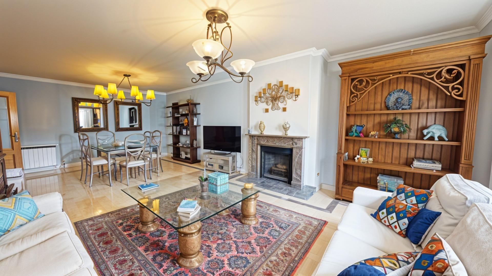 Living room of Single-family semi-detached for sale in Rivas-Vaciamadrid  with Air Conditioner, Heating and Private garden
