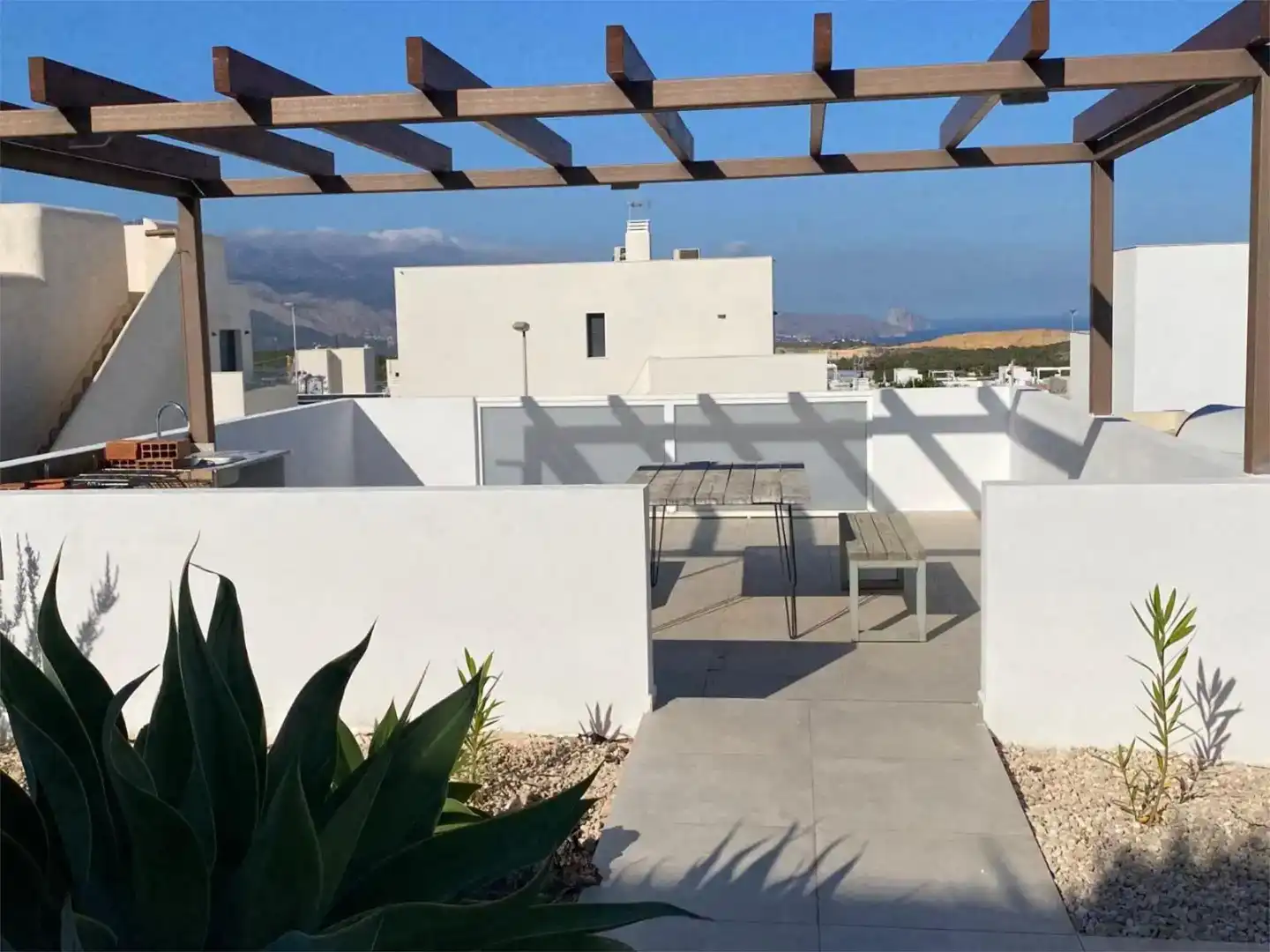 Terrassa de Casa o xalet en venda en La Nucia amb Aire condicionat, Piscina i Balcó