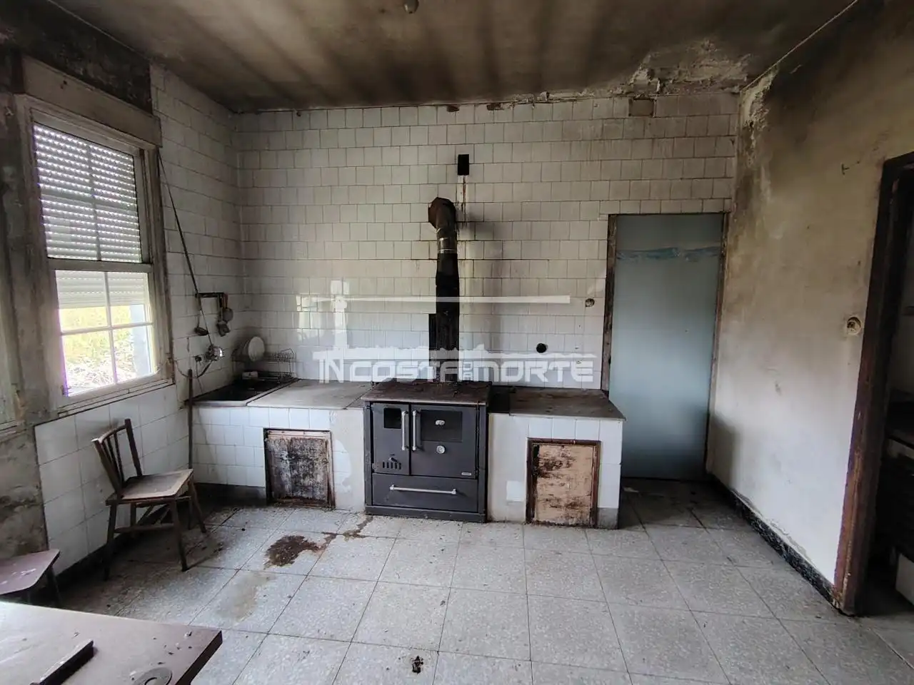 Cocina de Casa o chalet en venta en Muxía con Jardín privado