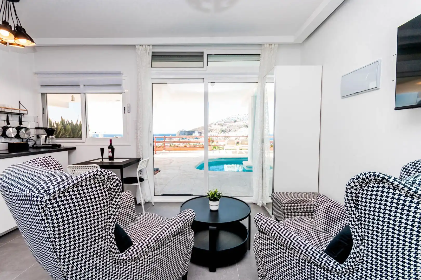 Sala d'estar de Apartament en venda en Mogán