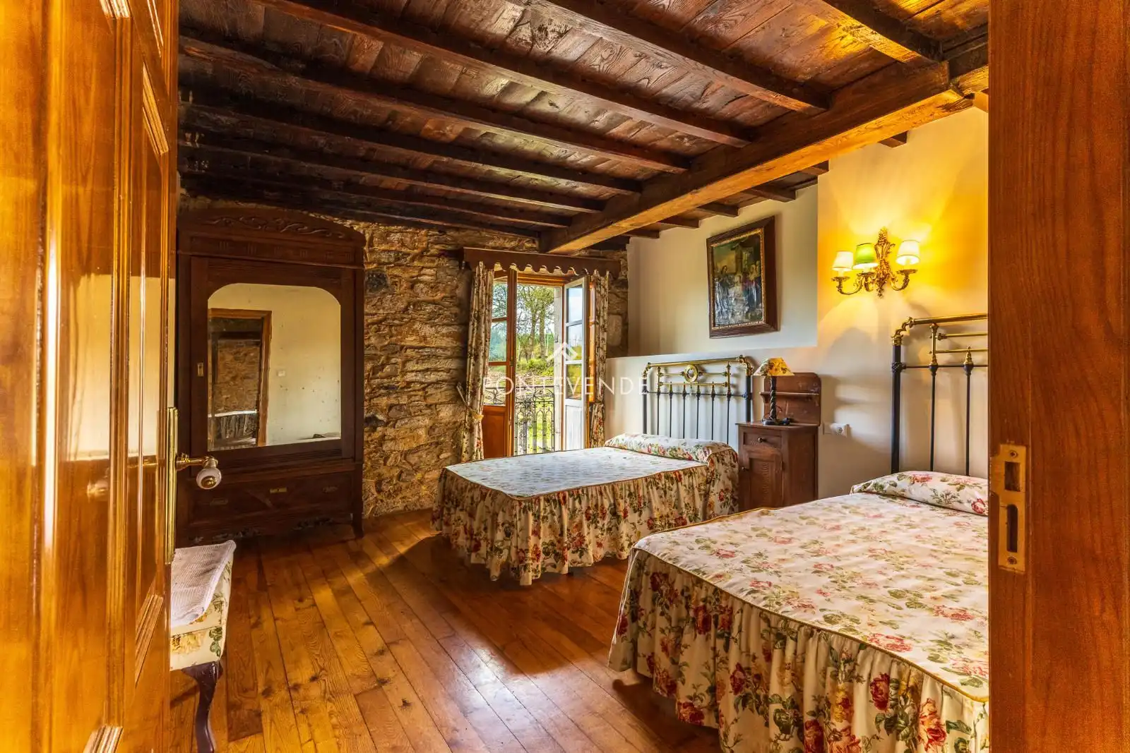 Habitación de Casa o chalet en venta en Santiso con Calefacción, Jardín privado y Terraza