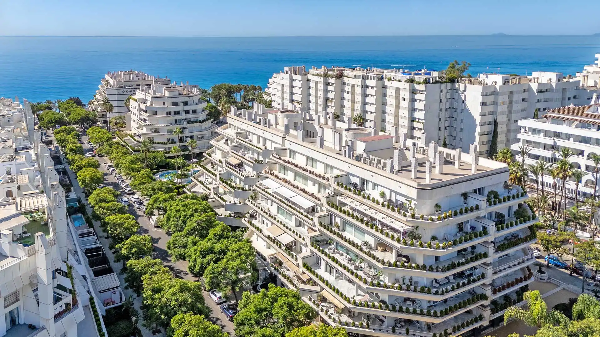 Vista exterior de Apartamento en venta en Marbella con Aire acondicionado, Calefacción y Terraza