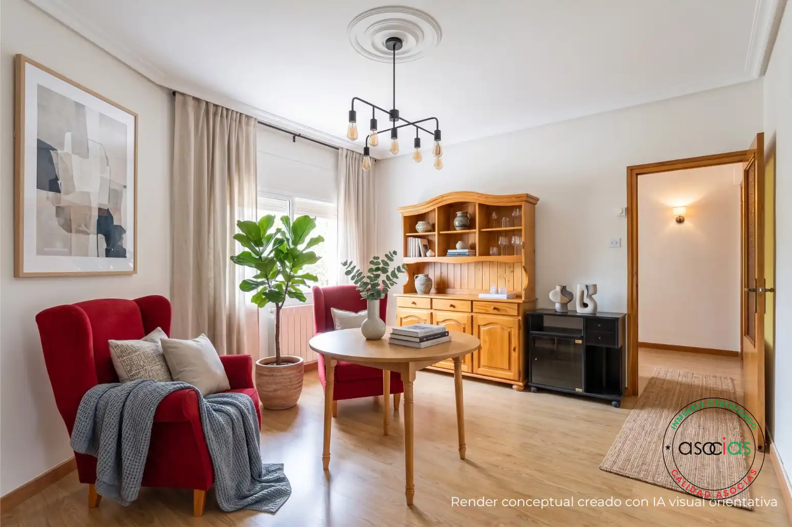Living room of Flat for sale in Cudillero  with Heating and Furnished