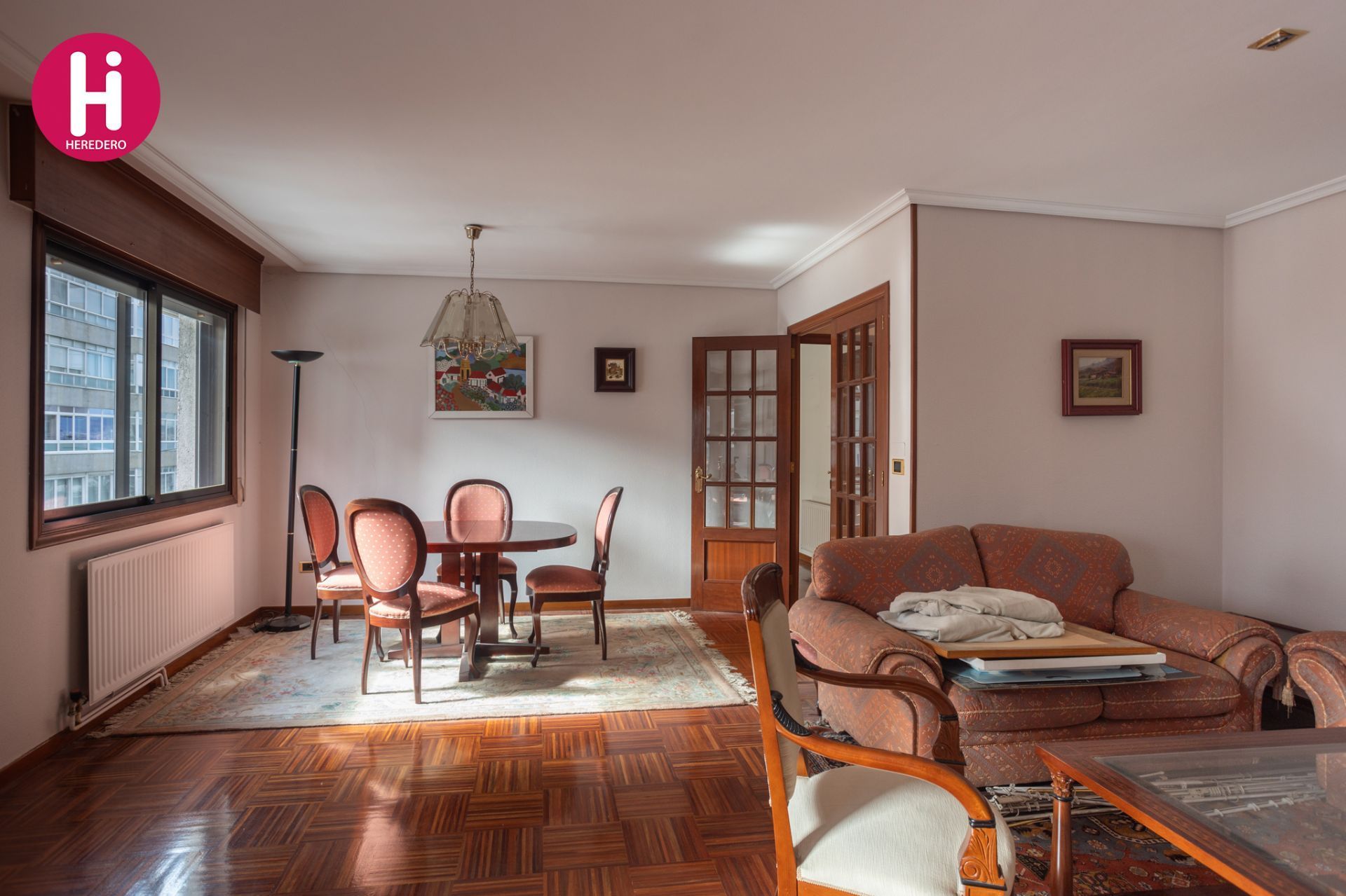 Living room of Flat for sale in Vigo   with Heating and Storage room