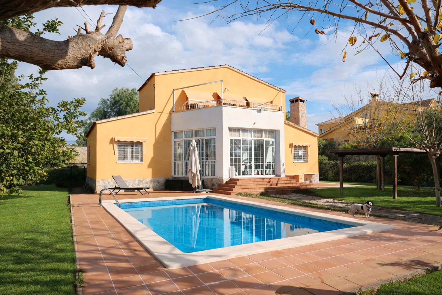 Piscina de Casa o chalet en venta en San Vicente del Raspeig / Sant Vicent del Raspeig con Aire acondicionado, Jardín privado y Terraza