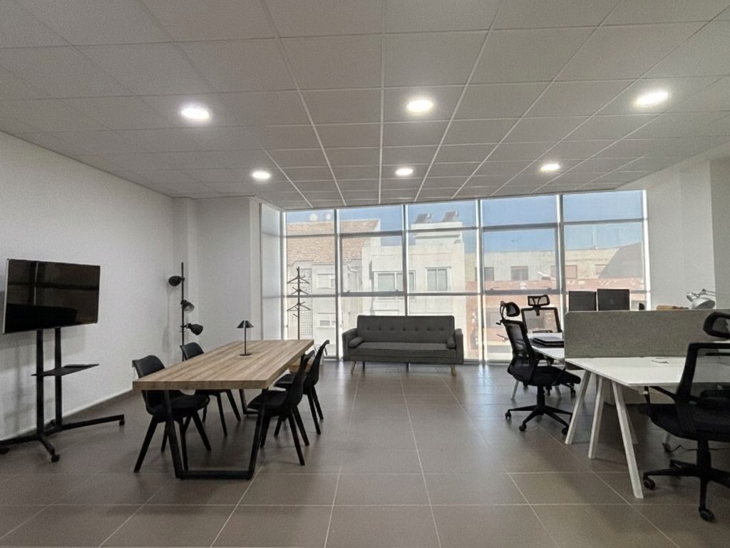 Büro zur Miete in Guadassuar mit Klimaanlage, Heizung und Möbliert
