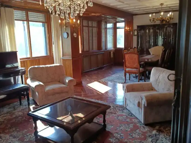 Sala d'estar de Pis en venda en Chantada amb Jardí privat, Parquet i Traster