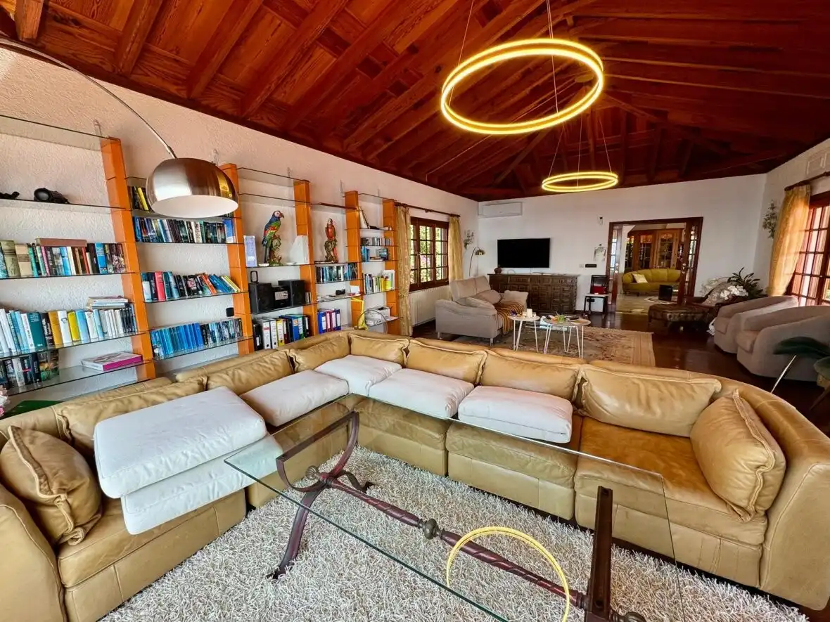 Sala de estar de Casa o chalet en venta en Tacoronte con Terraza y Sauna