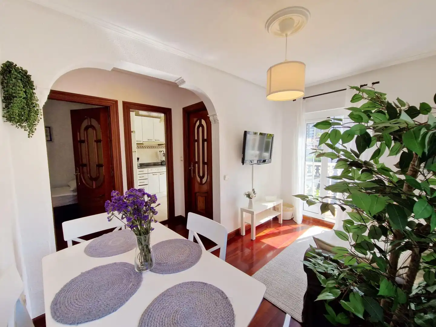 Esszimmer von Wohnung zur Miete in Santander mit Heizung, Terrasse und Möbliert