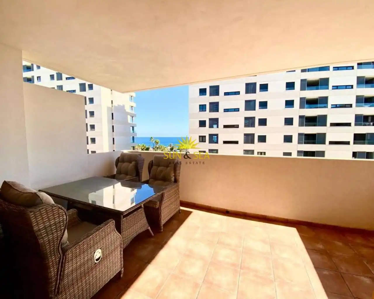 Terrace of Apartments for rent in Torrevieja  with Air Conditioner, Heating and Terrace