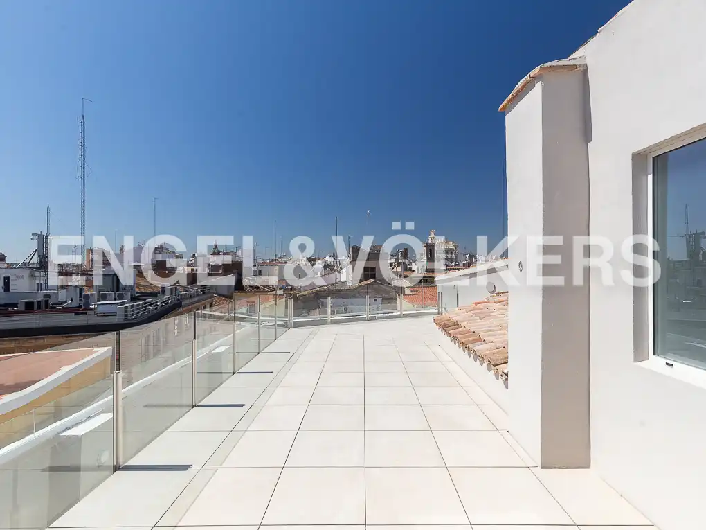 Terrassa de Àtic de lloguer en Valencia amb Aire condicionat, Calefacció i Terrassa
