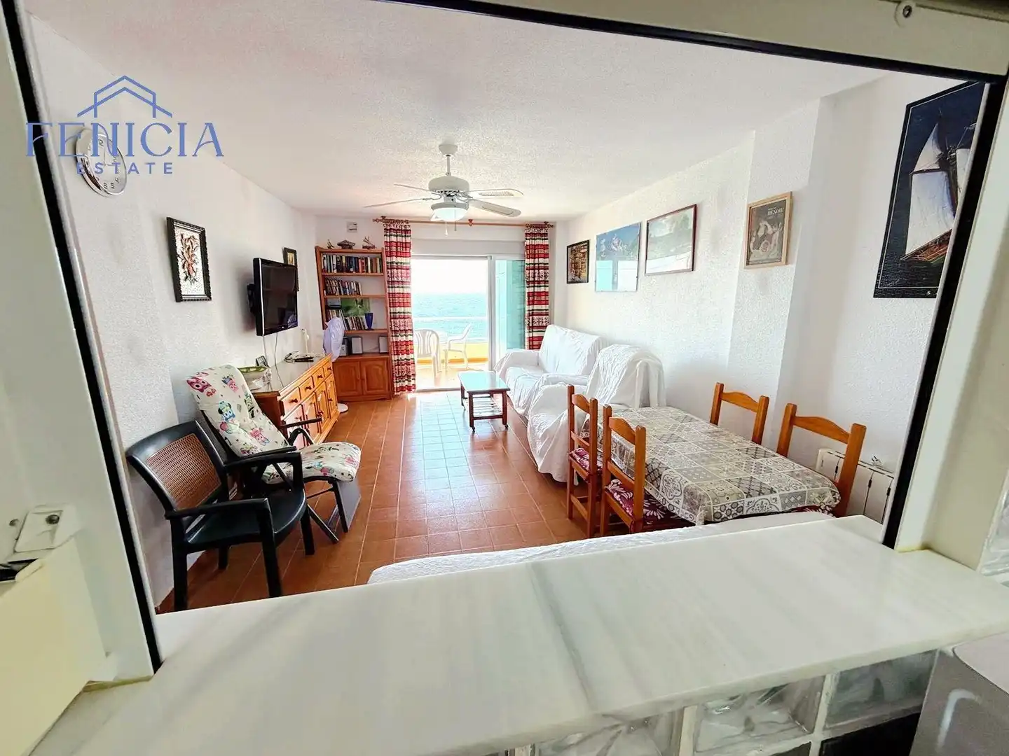 Wohnzimmer von Wohnung zum Verkauf in Almuñécar mit Terrasse und Gemeinschaftspool