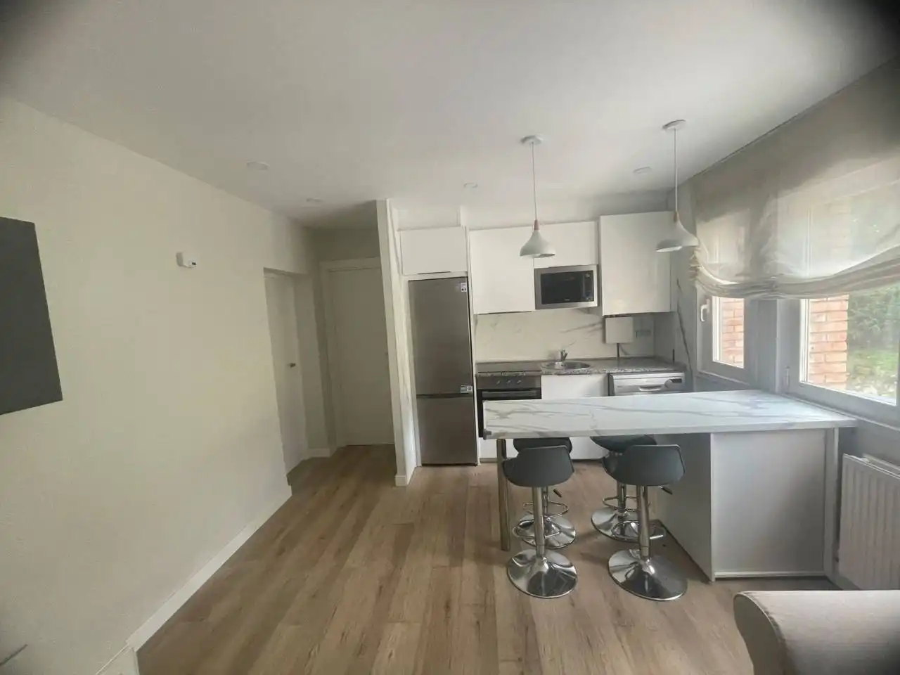 Cocina de Piso de alquiler en Burgos con Calefacción, Parquet y Amueblado
