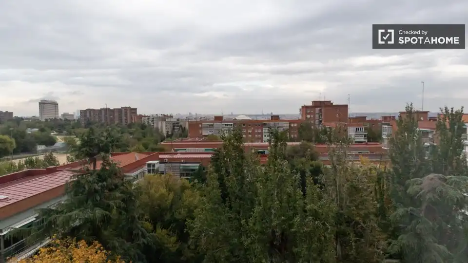 Vista exterior de Pis per a compartir en Madrid amb Aire condicionat, Calefacció i Moblat